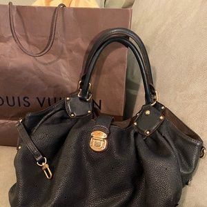 Louis Vuitton Mahina Leather Large Hobo Bag